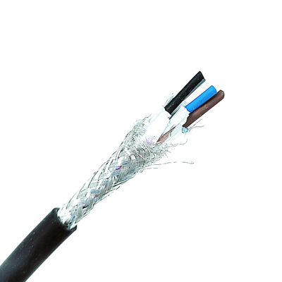 × 24AWG (7/0,20 T) 30V del cable UL2919 1P del cable AEB del escudo trenzado de cobre estañado Aislamiento de la chaqueta de PVC