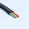 El cobre estañado de la chaqueta de PVC trenzó el × sin blindaje 28AWG del cable plano 300V 105℃ UL2651 10F