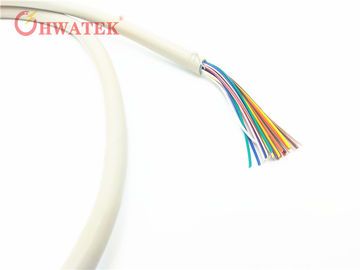 UL20940 defendió la envoltura flexible multifilar del alambre de cobre 32AWG PUR del cable de control