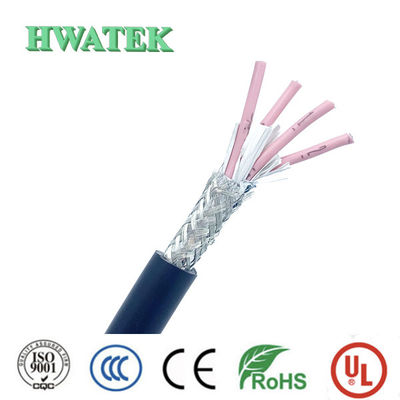 UL2103 1P×26AWG + 2C x 28AWG blindado Cobre estañado trenzado aislamiento XLPE cubierta de PVC 300V 105℃ trenzado cable USB 2.0