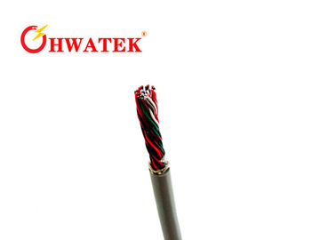 Tensión de los cables de conexión del ordenador baja, ℃ trenzado 30V VW-1 del cable eléctrico UL21099 80
