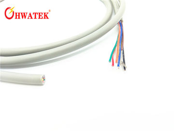 Cable defendido multifilar 40AWG UL2586 600V VW-1 de la envoltura flexible del PVC a prueba de calor