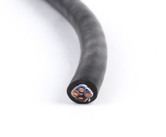 Cable flexible industrial de encargo, alambres eléctricos y cables con el PVC vestido