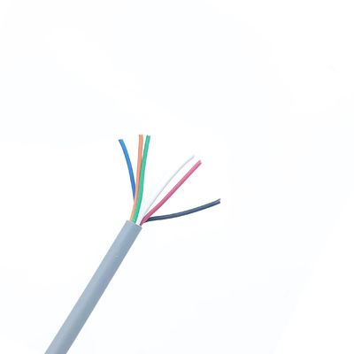 Cable flexible industrial UL20276 4Cx28AWG con aislamiento de PP y cubierta de PVC, cobre estañado trenzado para aplicaciones de 80℃ y 30V