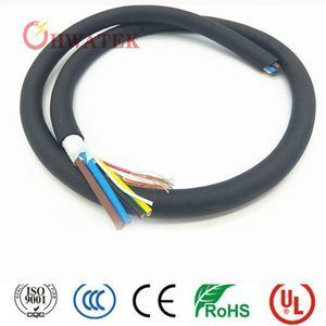 Cable de carga EV multicore de CA 450/750V y CC compatible con RoHS y Reach con prueba de inflamabilidad IEC60332-1 y radio de curvatura mínimo 5xOD