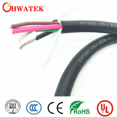 Cable flexible multicore con cubierta de PUR UL20549 con voltaje nominal de 600V y resistencia al aceite