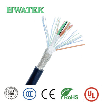 UL 2725 1P X 28 + 2C X 20AWG SI resistente ULTRAVIOLETA del cable multifilar 30V del PVC BK OD 5M M