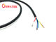 flexible eléctrico del cable 30V de 4C X 30AWG 7/0.10T UL2725