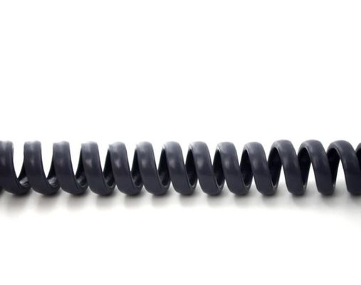 6C × 18AWG + 18C × 24AWG hilos de cobre estañado Aislamiento de PVC material TPU 80℃ 300V Cable en espiral