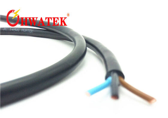 Cable personalizado 7C × 2 mm2 de cobre trenzado desnudo, aislamiento de PP, cubierta de TPU, sin blindaje, 80℃, 300V