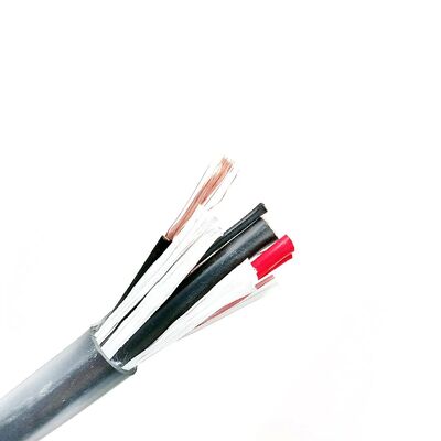 Cable eléctrico flexible de cobre multiconductor con aislamiento de PVC y tensión nominal de 1000V, con resistencia a interferencias electromagnéticas y al aceite