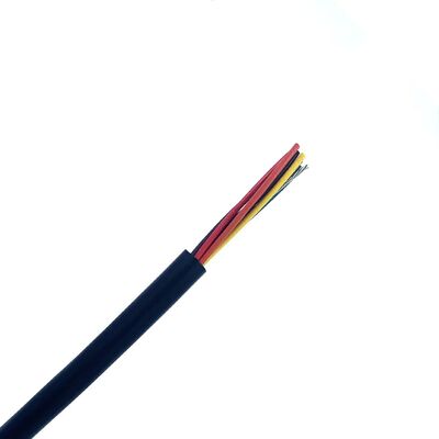 Cable eléctrico flexible de cobre multiconductor con aislamiento de PVC y tensión nominal de 1000V, con resistencia a interferencias electromagnéticas y al aceite