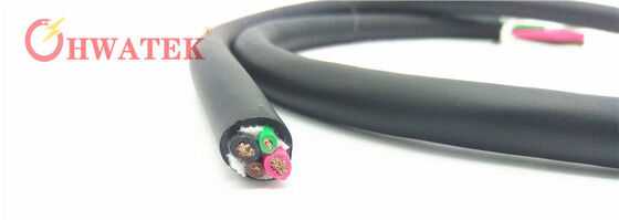 Cable flexible multicore con cubierta de PUR UL20549 con voltaje nominal de 600V y resistencia al aceite