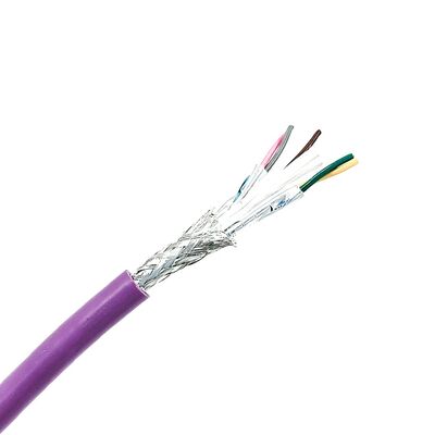 Cable coaxial de cobre trenzado ignífugo de 30 V y 75 °C para transmisión de energía