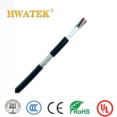 Cable multi multi sin blindaje 300V de la base del conductor 22awg de C-AWG22-2C-GY-SR-PVC-T105°C
