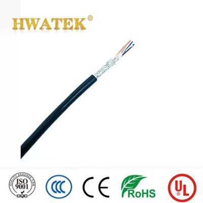 El × 2C de la UL 21811 18AWG + chaqueta de la TPE de W 80℃ 30V estañó la resistencia ULTRAVIOLETA trenzada de cobre del cable