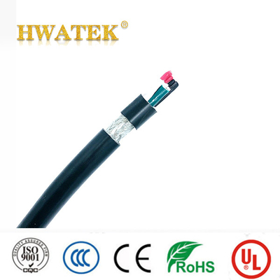 El × 2C de la UL 21811 18AWG + chaqueta de la TPE de W 80℃ 30V estañó la resistencia ULTRAVIOLETA trenzada de cobre del cable