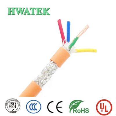 Cable 300V 80℃ Chaqueta FRPE UL21307 Cobre estañado Aislamiento pp 8P × 28 AWG + WAEB