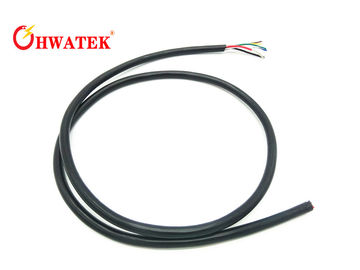 flexible eléctrico del cable 30V de 4C X 30AWG 7/0.10T UL2725
