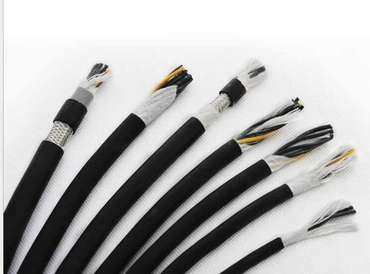 El cable eléctrico trenzado arriba flexible de 2 bases para la fricción encadena resistente ULTRAVIOLETA