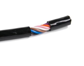Cable defendido base flexible del aislamiento de TPEE sola con la abrasión para la cadena de la fricción