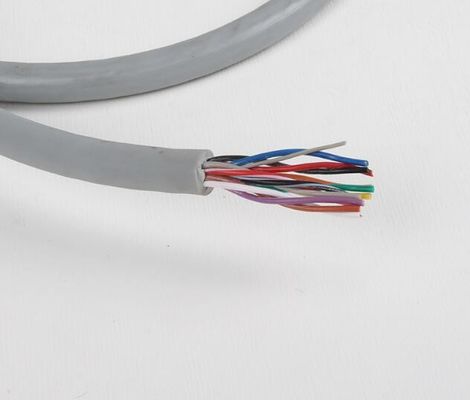 Halógeno de cobre estañado envoltura del cable de cadena de la fricción de PUR libremente bajo capacitivo