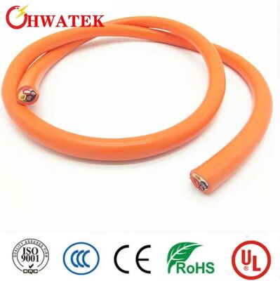 Cable de carga EV trenzado de cobre desnudo personalizado con aislamiento EVI-2 y cubierta EVM-1 para vehículos eléctricos