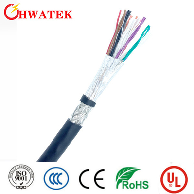 5x (cable UL2725 AWM2725 de 1Px30AWG+A)+20Cx28AWG+ADB 80℃ 30V