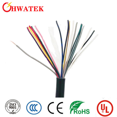 cable protegido 18Cx24AWG del gris FRLSH del ATC por encargo