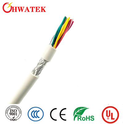 Cable flexible eléctrico UL20549 3P X de la chaqueta de TPU 24AWG + W 300V