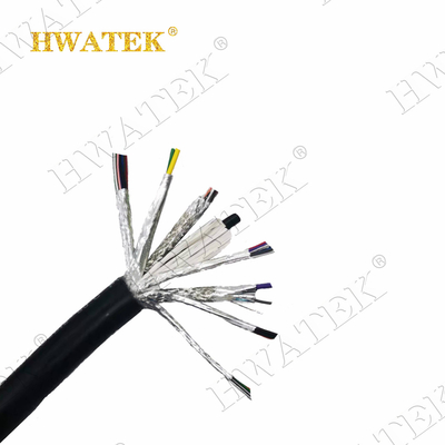 1P × 28AWG + 2C × 26AWG PVC Jacket Shield Cable Multicore UL 20276 de cobre enlatado en lata